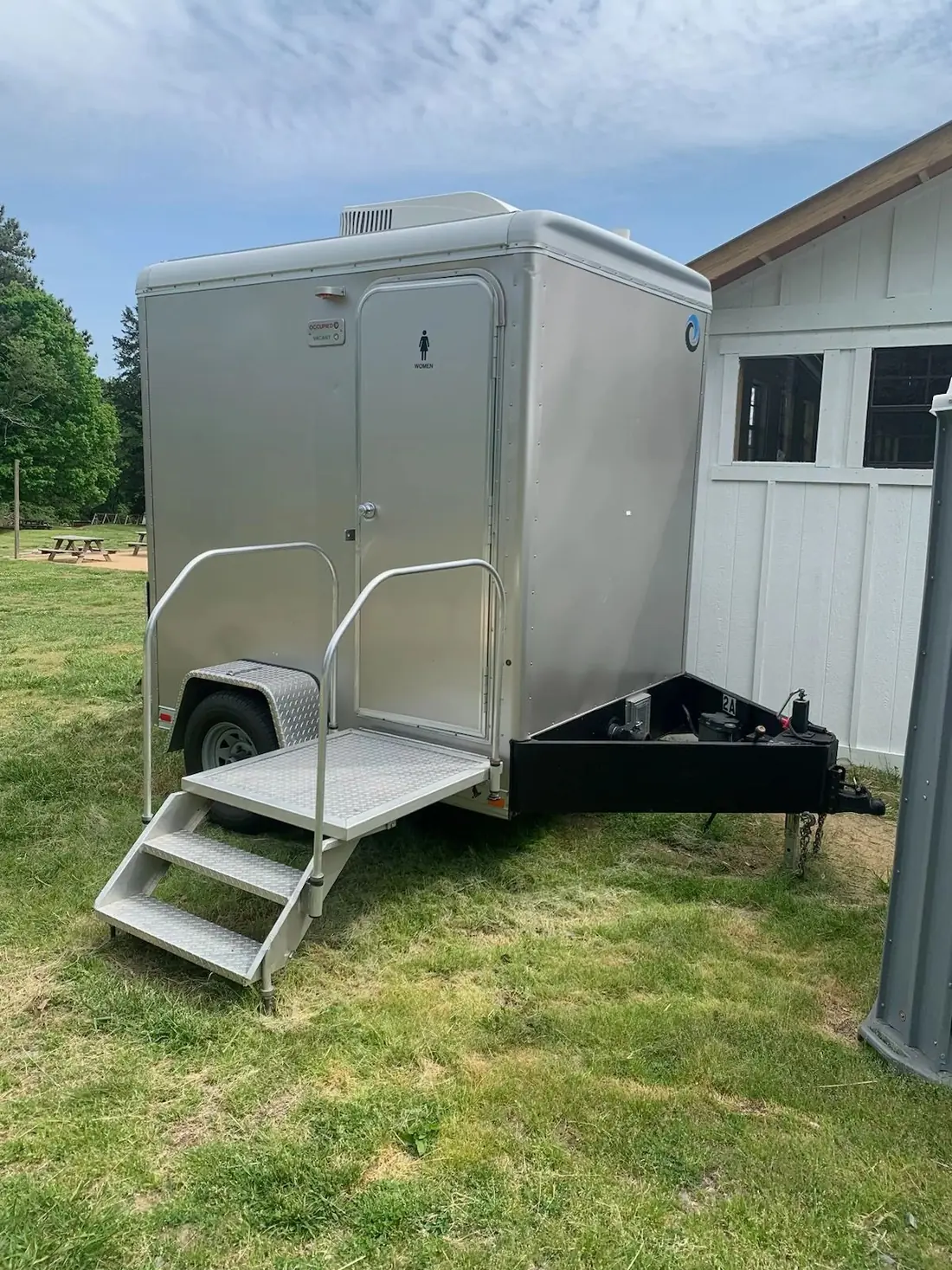 2 Station Eleazer restroom trailer
